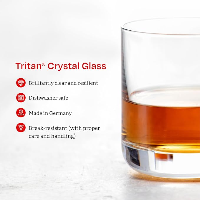 Eater x Zwiesel Fortessa Cappello Crystal Glass, 10 Ounce Juice/Whiskey (Set of 6), Clear - Image 4