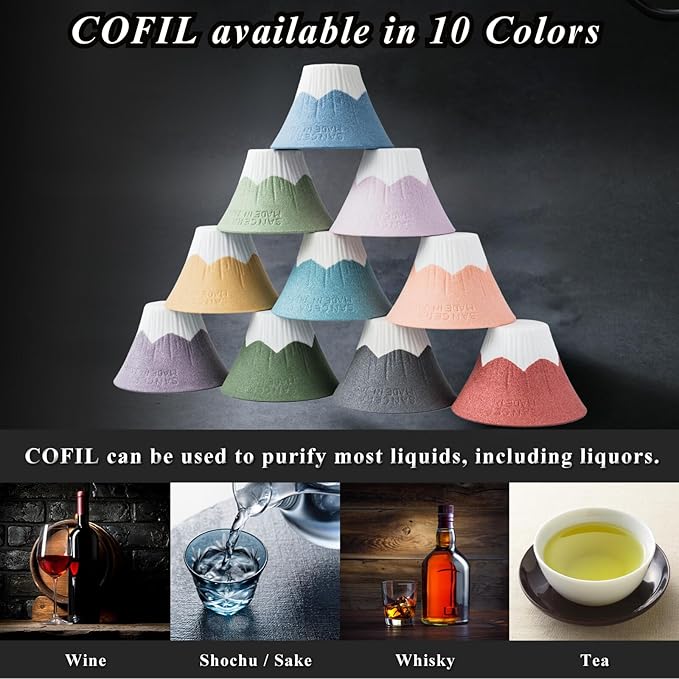 Ceramic Reusable Coffee Filter Dripper Paperless Sustinable Mt. Fuji Made in Japan (Cherry blossoms)