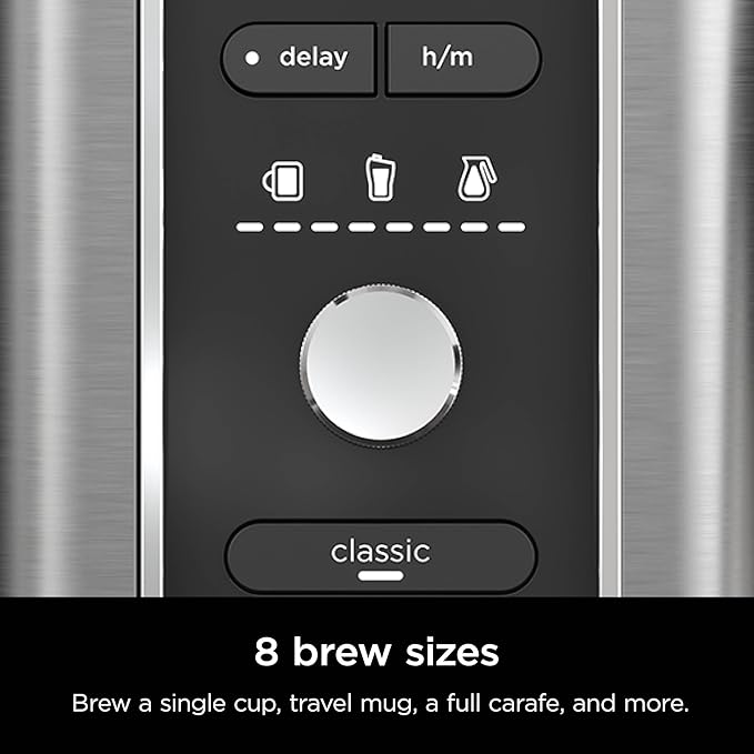 Ninja Hot & Iced XL Coffee Maker with Rapid Cold Brew, Black, CM371 | 4 Brew Styles, 8 Sizes Small Cup to Travel Mug, Single-Serve Coffee Brewer, 12-Cup Carafe, Removable Reservoir - Image 5