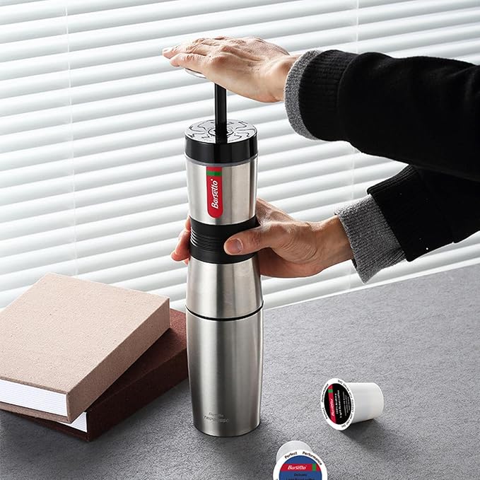 Portable Espresso Machine Maker & Espresso Ground Coffee | Manually Operated | Premium Travel Package - Image 2