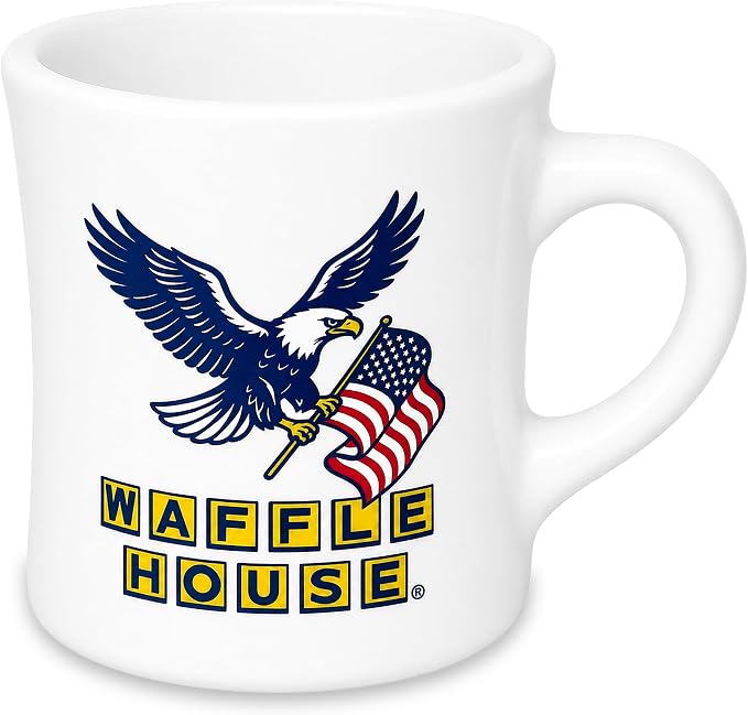 Waffle House Patriotic Coffee Mug in Gift Box – 9 oz Limited Edition Cup – Iconic Logo, Ideal Gift for Coffee Lovers - Image 2