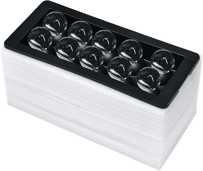 Sphere Clear Ice Cube Tray - Silicone Ice Ball Maker Mold,Crystal Clear Round Ice for Whiskey and Cocktail