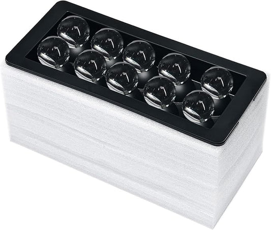Sphere Clear Ice Cube Tray - Silicone Ice Ball Maker Mold,Crystal Clear Round Ice for Whiskey and Cocktail
