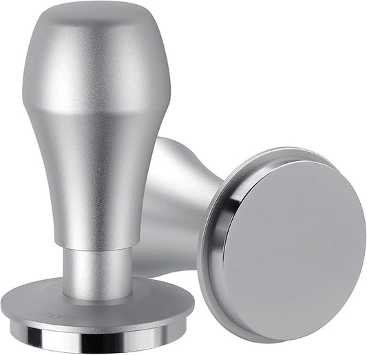 Normcore Spring-loaded Tamper - Flat Base V4.1 (Silver, 45.5mm Flat Base)