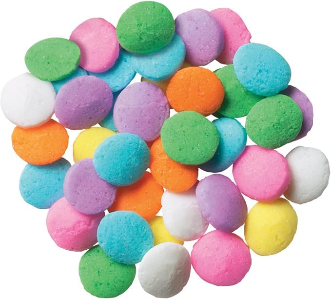 DECOPAC Quins Fancy Sprinkles, 19.5oz, Candy Sprinkles in Handheld Container, Edible Sprinkles For Celebration Cakes, Cupcakes, Cookies - Pastel Sequin Quins by Decopac