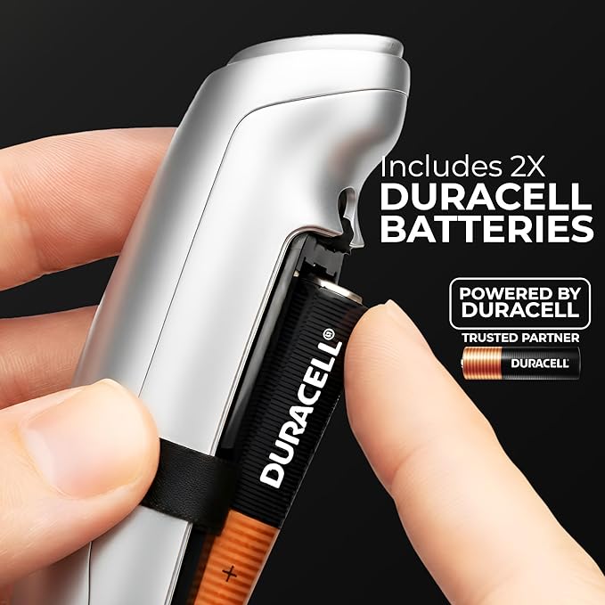 Zulay Kitchen Tornado Whisk Milk Frother with 4 AA Duracell Batteries - Triple Whisk for More Power - Handheld Coffee Frother with Stand - Drink Mixer for Lattes, Matcha & Protein Shakes