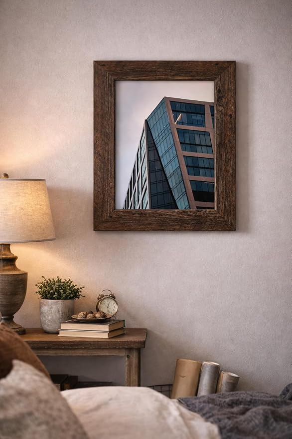 Craig Frames 16x24 Brown Oak Picture Frame for Posters and Gallery Wall | Lightweight shatter resistant acrylic facing with a rigid backing board, made in the USA - Image 2