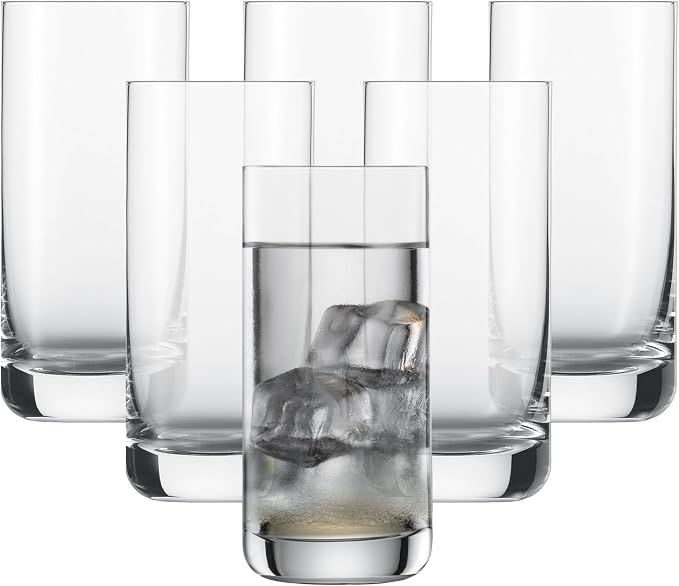 Eater x Zwiesel Fortessa Cappello Crystal Glass, 12.5 Ounce Iced Beverage (Set of 6), Clear by Unknown