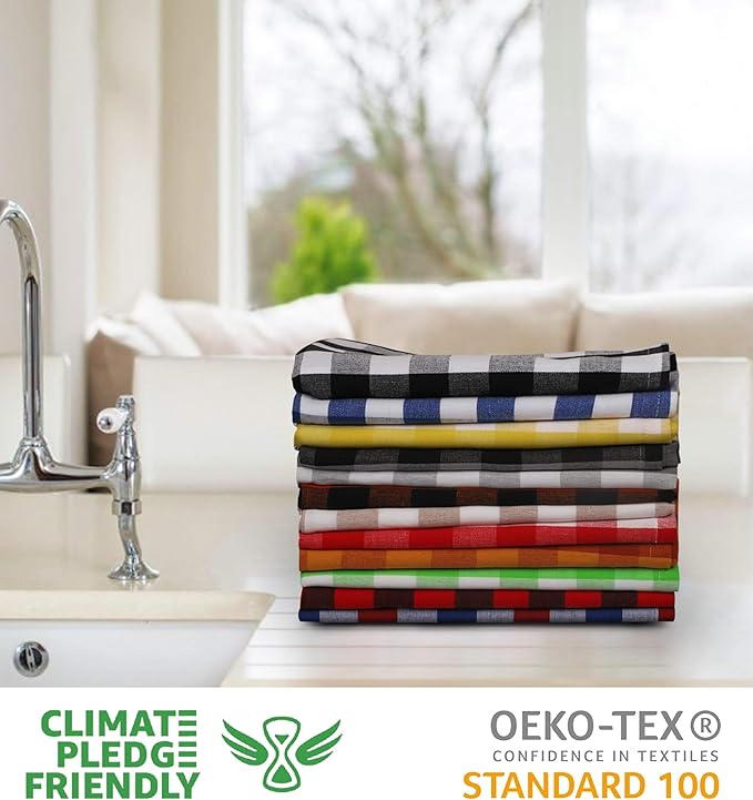 Urban Villa Cloth Napkins Cotton 12x12 (Set of 12) Multi - Image 3