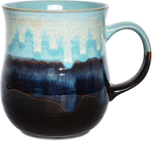 Bosmarlin Large Ceramic Coffee Mug, Big Tea Cup for Office and Home, 21 Oz, Dishwasher and Microwave Safe, 1 PCS by Bosmarlin