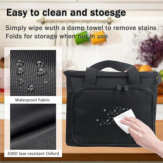 And Shockproof Portable Cover for Single Serve Coffee Machines Featuring Thick Cushioning and Sturdy Structure Accessory Storage - Image 5