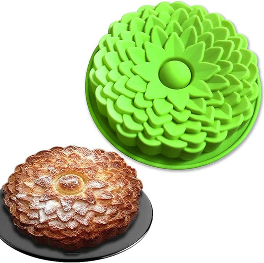 Birthday Cake Molds for Baking Silicone Cake Pans Reusable and Durable Non-Stick Baking Molds Trays for Chocolate Cake Jelly Pudding Mould Candy Making Baked Tool