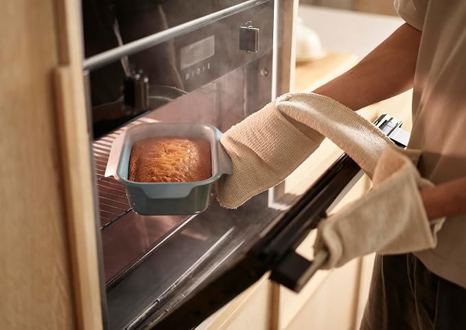 Joseph Joseph Nest™ Bake 2lb Non-Stick Baking Bread Loaf Pan, Carbon Steel, Stackable, Space-Saving Design, 10yr Guarantee, 11.8” x 7.5” - Image 6