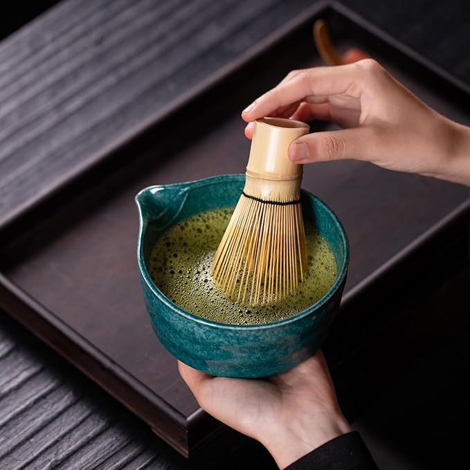 Premium Matcha Ceremony Set – Complete 9-Pcs Ritual Kit – Presented in Luxury Magnetic Gift Box, Perfect for Gifting or Self-Care (Parrot Green)