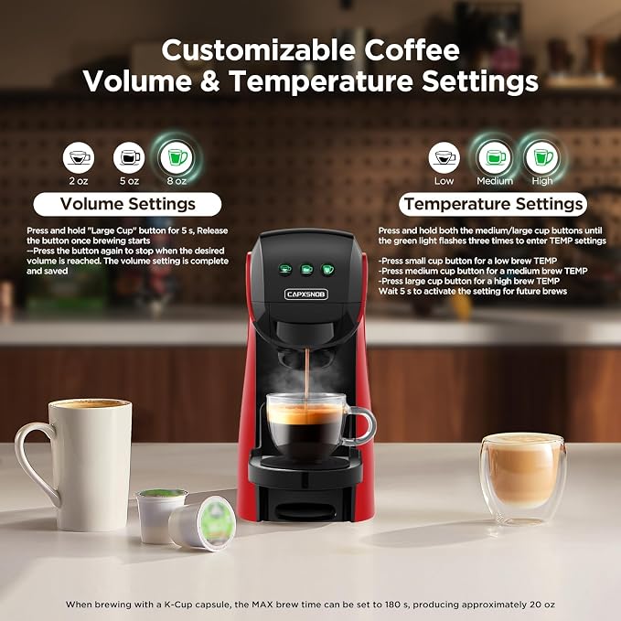 Warriors1 4-in-1 Coffee Maker & Espresso Machine | Fits k cup/dg/ground/nes - Image 7