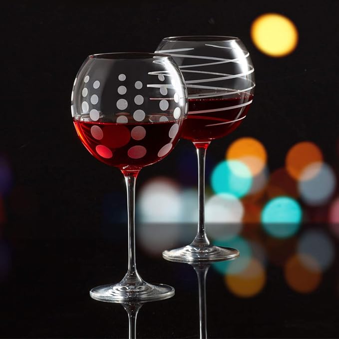 Mikasa Cheers Balloon Goblet Wine Glass, 24.5-Ounce, Set of 4, Transparent - Image 3