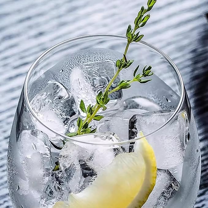 drinking glassware Clear Lead-free Glasses, Stemless Drinking(Large) - Image 3