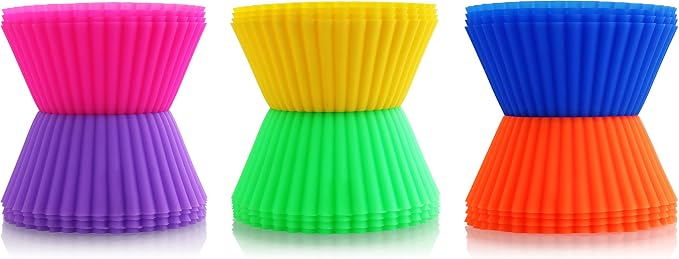 New Star Foodservice 44270 Reusable Silicone Baking Cups and Cupcake Liners, Set of 24 - Image 5