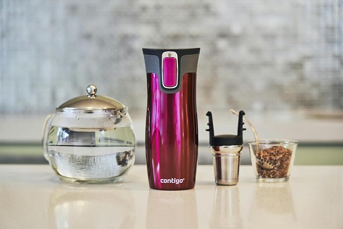 Contigo West Loop Autoseal Travel Mug, Stainless Steel Thermal Mug, Vacuum Flask, Leakproof Tumbler, Coffee Mug with BPA-Free Easy-Clean Lid - Image 5