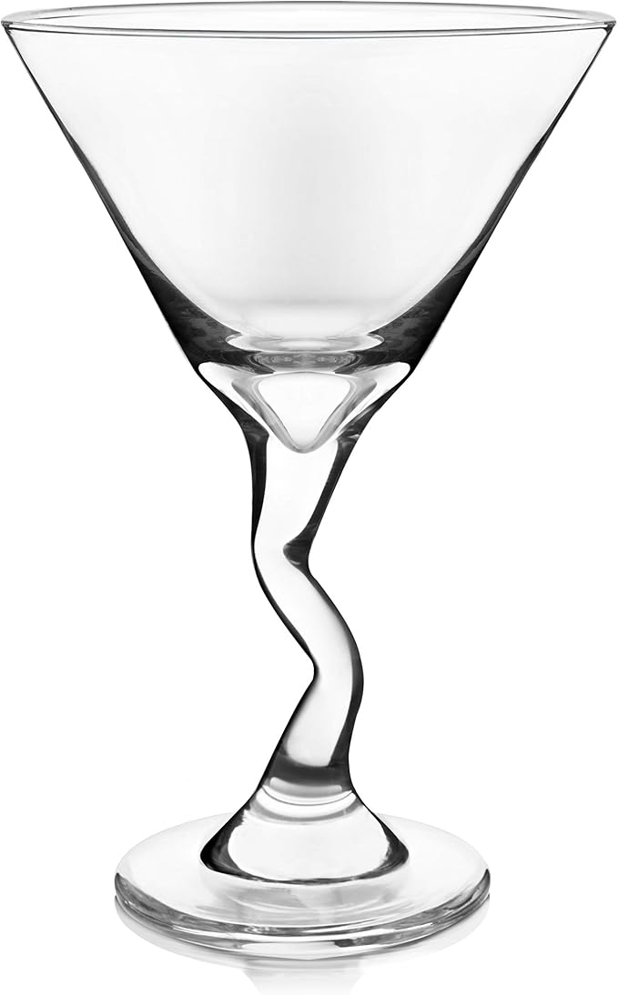 Libbey Z-Stem Martini Glasses Set of 4, Lead-Free Glasses with Z- Stem, Dishwasher Safe Martini Glasses Set for Parties - Image 9