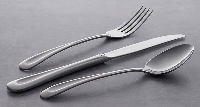 Oneida Satin Sand Dune Teaspoons Silverware Set for 4, Flatware | Satin finish, dishwasher safe | cutlery set for kitchen and dining, utensil set, rust resistant, kitchen gifts for women - Image 5