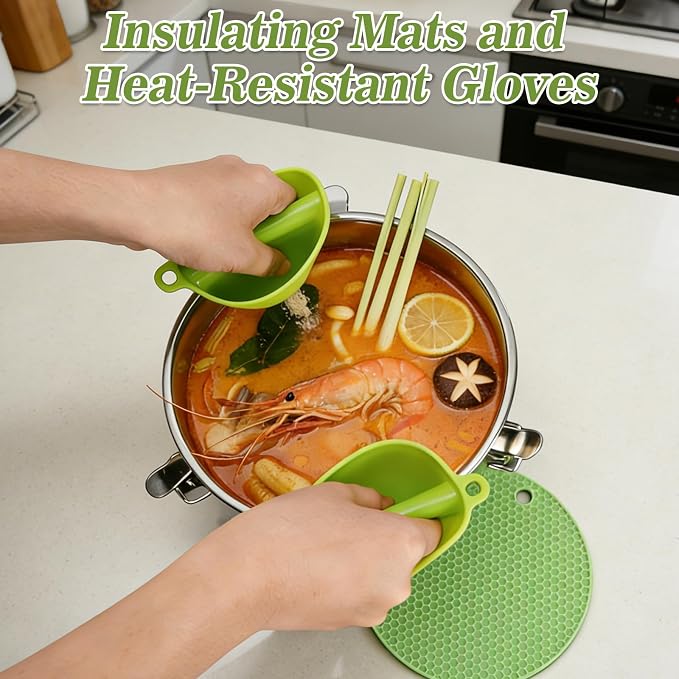 WRENYZK Flan Mold with Lid, 1.5 Quart Stainless Steel Flan Pan, Flanera Flan Mold, Flanera Flan Maker Come with Rack Silicone Heat Pad Glove Brush and Spatula, for Cheese Chocolate Cupcake Pudding - Image 4