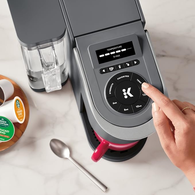 Keurig K-Supreme SMART Single Serve Coffee Maker With Wifi Compatibility, 4 Brew Sizes, And 66oz Removable Reservoir, Compatible with Alexa, Gray - Image 21