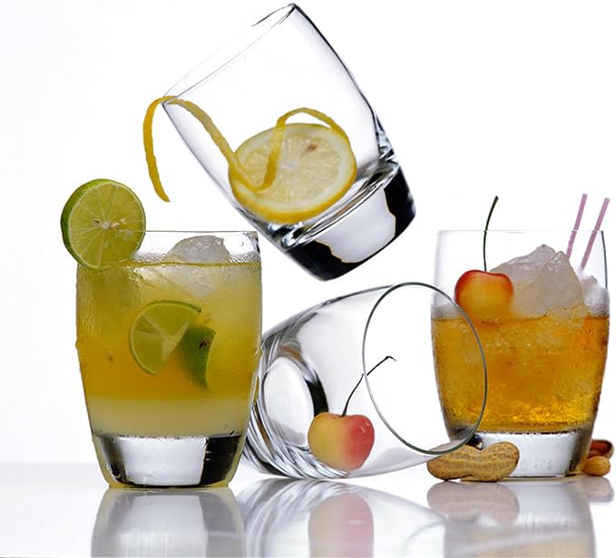 Luigi Bormioli Michelangelo Large DOF Glasses, 15.75 Oz - Clear, Set of 4 | Lead-Free Italian Glassware for Whiskey, Bourbon, Scotch, Cocktails & Mixed Drinks, Home Bar Essentials, Dishwasher Safe - Image 4