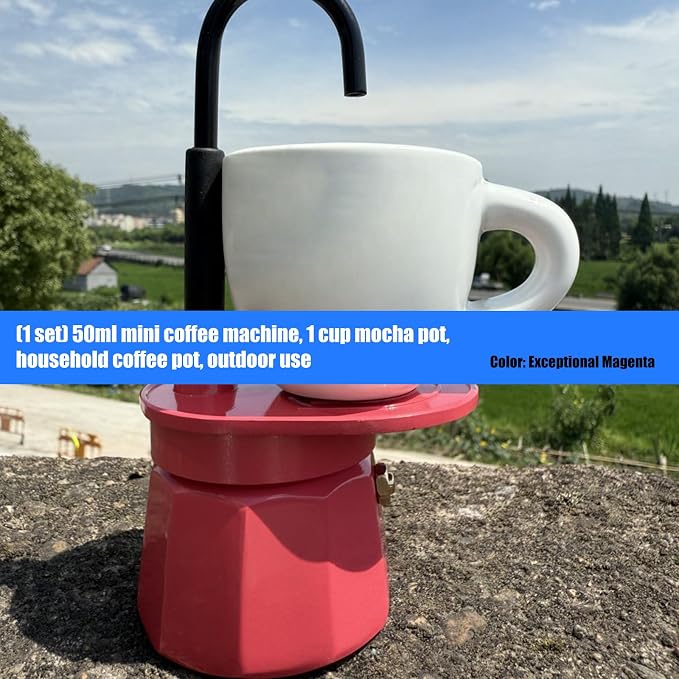 Space Saving 50ml Coffee Coffee Bottle Efficient Brewing Systems Home Outdoor Use Practical Metal Maker - Image 6
