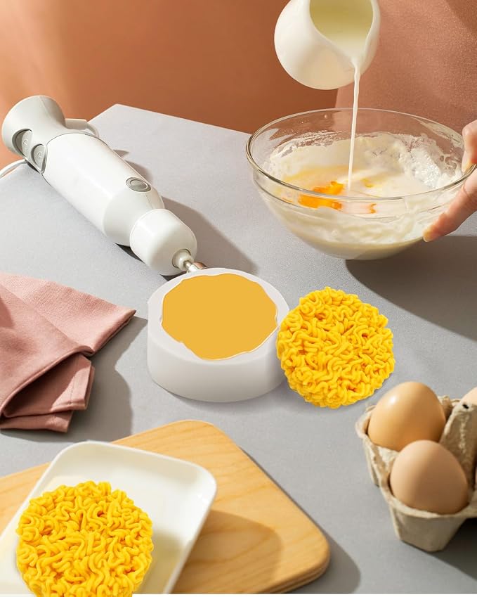 Instant Noodles Silicone Mold, Noodle Candle Mold, Instant Noodle Fondant Molds, Food Shaped Molds for Chocolate Bath Bomb Home Ornaments Making Tools - Image 2
