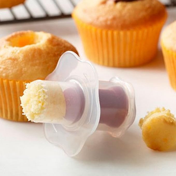 2pcs Cupcake Tools Muffin Cake Pastry Model Plunger Cutter Decorating Plastic Cake Digging Holes Device Filling - Cupcake Hole Punch - Image 9
