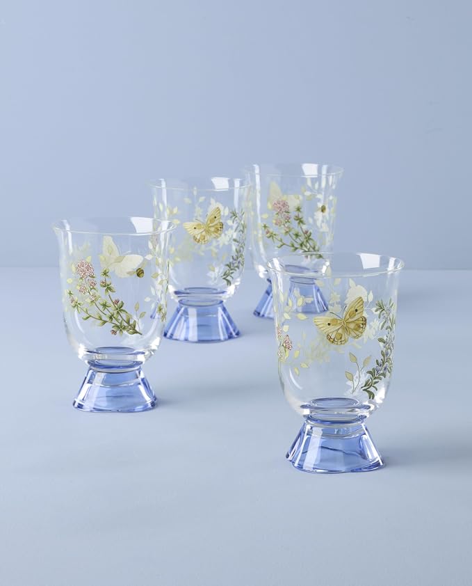 Lenox 897832 Butterfly Meadow Herbs Short Tumblers, Set Of 4 - Image 2