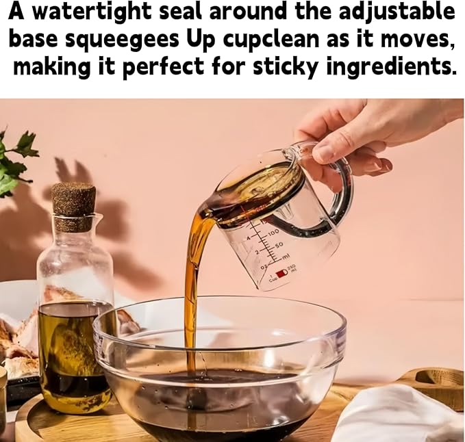 4-in-1 Adjustable Measuring Cup, All-in-One Kitchen Tool for Liquid and Dry Ingredients with Leveling Scraper, Collapsible Space-Saving Design, Easy to Clean for Baking & Cooking (2)