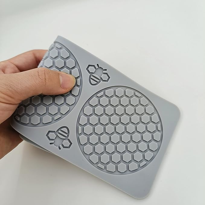5 Cavity Bumble Bee Silicone Mold Honeycomb Bees for Kitchen Cake Cupcake Decorating Silicone Fondant Cake Mold Beehive Silicone Baking Molds, Candy Baking Cake Moulds