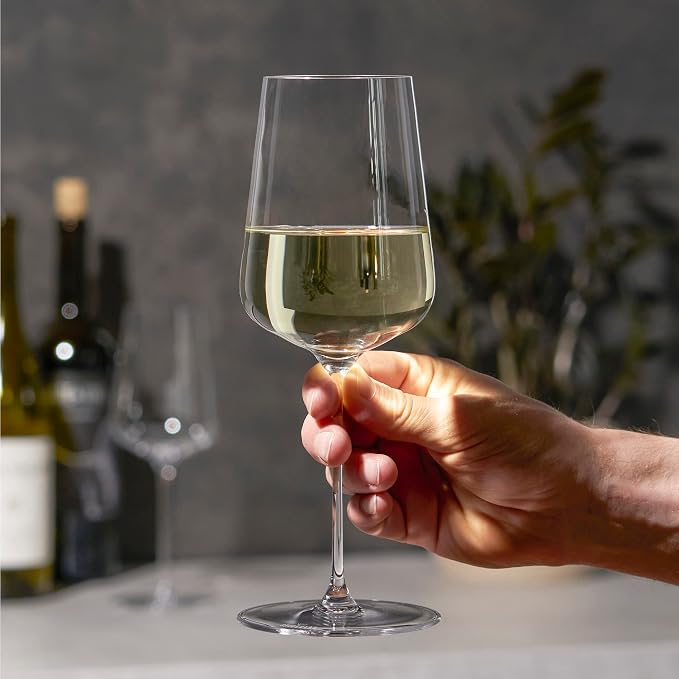 Spiegelau Definition Crystal White Wine Glasses, Sleek and Lightweight Design, Elegant Glassware for Wedding Gifts, Birthday Gifts, Home Bar, Hosting Essentials, 15.2 oz, Set of 2 - Image 5