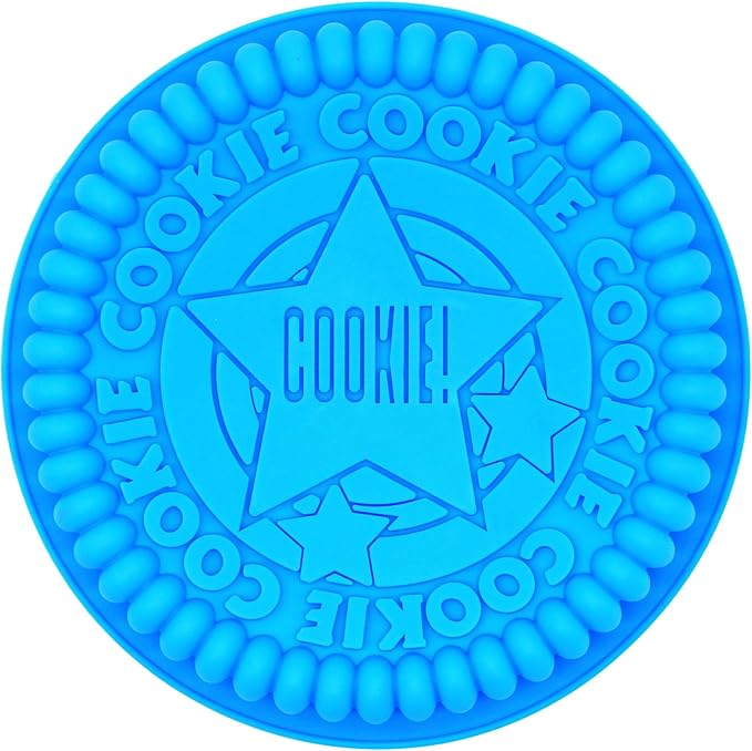 X-Haibei 7.5 Inch Giant Round Sandwich Cookie Cake Mold - 2 PCS Food-Grade Silicone Baking Pans for Double-Layer Cream Cakes, Cookie Cakes
