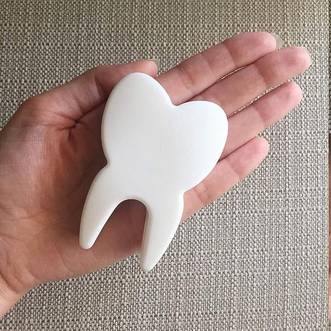 Tooth Silicone Mold, Funny Teeth Shape Novelty Ice Cube Tray, Chocolate Candy Dessert Jello Mold, Soap Making Mold, Cake Baking Pan, Perfect Gag or White Elephant Gift for Dentists - Image 3