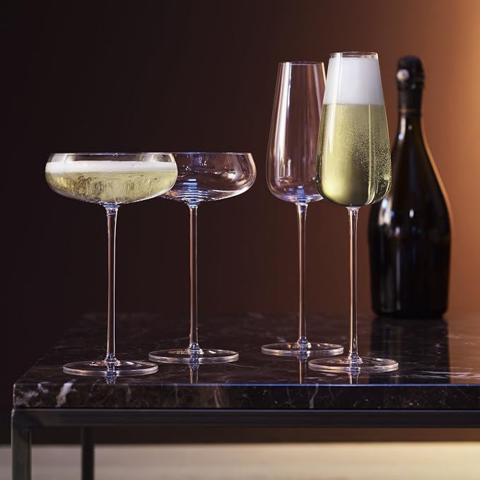 LSA International Wine Culture Champagne Saucer, One Size, Clear - Image 6