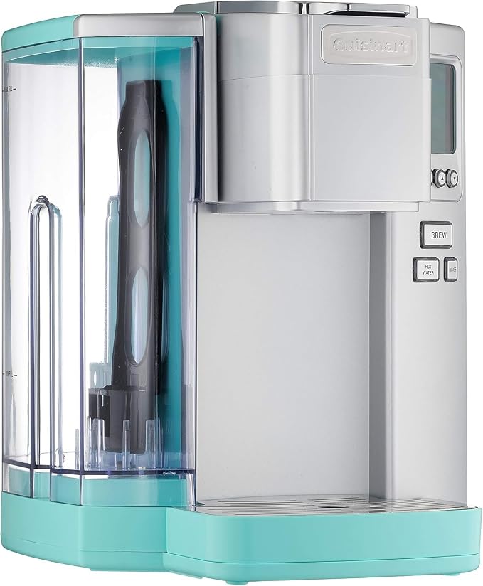Cuisinart Coffee Maker, Single Serve 72-Ounce Reservoir Coffee Machine, Programmable Brewing & Hot Water Dispenser, Stainless Steel, Robins Egg Blue - Image 6