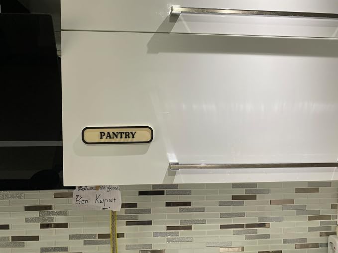 Pantry Sign with Mount – Easy Install Kitchen Decor, 3D Printed PLA Pantry Wall Art, Double-Sided Tape Mount, Rustic Style Pantry Label - Image 6