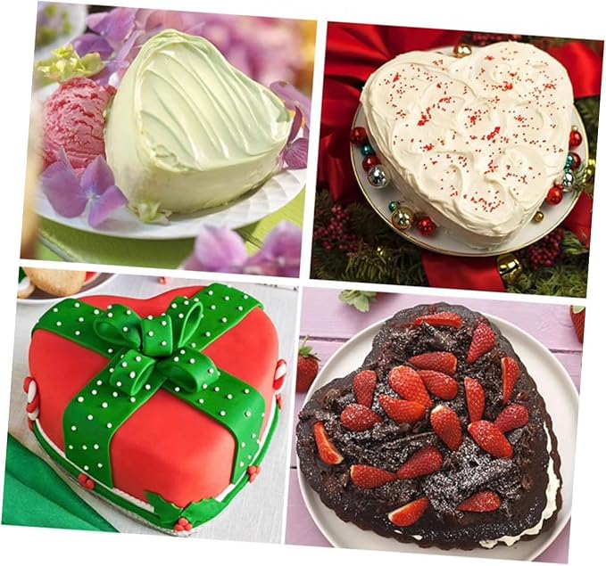 Heart Cake Pan Nonstick Cake Mold Detachable Bottom Baking Tray Oven Microwave Safe for Diy Baking - Image 9