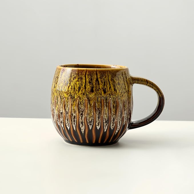 Large Ceramic Coffee Mug - 20oz Big Tea Cup, Yellow | Large Tea Mug, Microwave Safe, Dishwasher Safe - Image 4