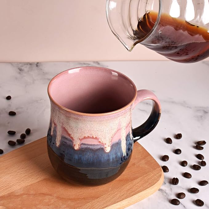 Bosmarlin Large Ceramic Coffee Mug, Big Tea Cup for Office and Home, 21 Oz, Dishwasher and Microwave Safe, 1 PCS - Image 5