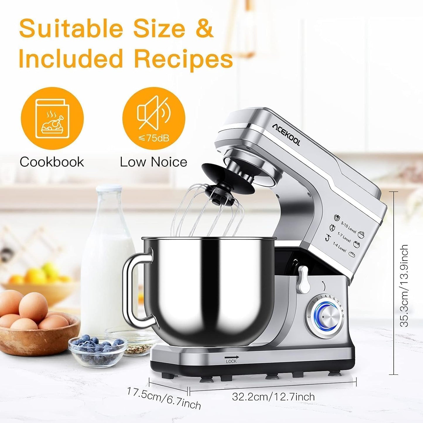 7.5QT 10-Speed Stand Mixer
