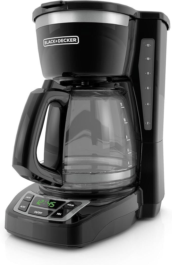 BLACK+DECKER 12-Cup Drip Coffee Maker with Vortex Brewing - Image 4