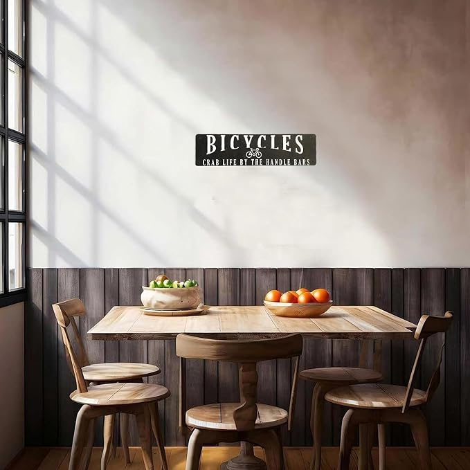 Bicycle Sign Vintage Metal Sign Retro Store Decoration 4×16 Inches Gifts For Dad’S Garage Gifts For Father’S Day - Image 7