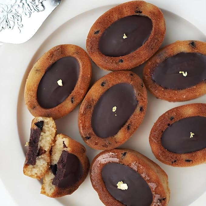 8-Cavity Oval Silicone Financier Mold for Baking Eclairs | 29.2 x 20.7 cm Size, 8 Cavities, Eclair & Canele Use, Non-Stick Surface, Flexible Release - Image 5