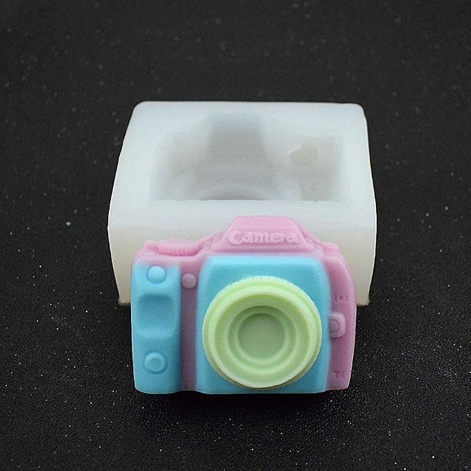 3D Camera Silicone Chocolate Candy Mold Cake Decorating Tools DIY Mini Soap Mold - Image 6