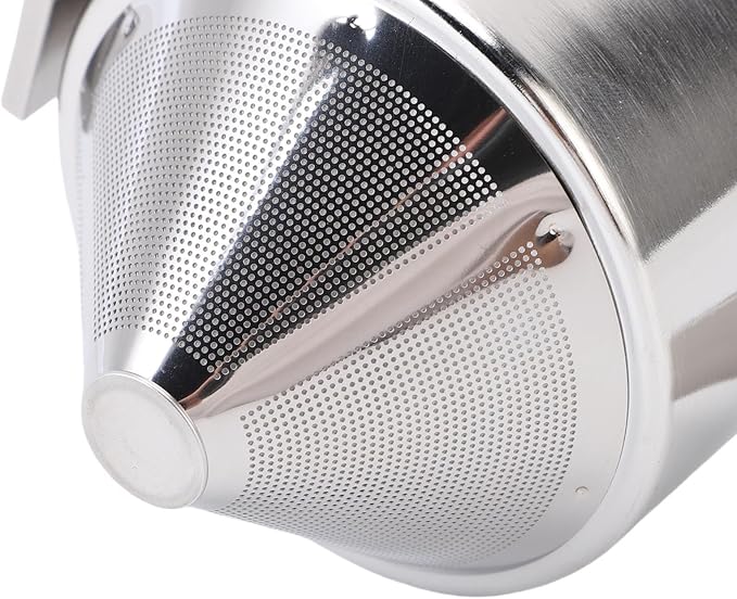 TOPINCN Stainless Steel Reusable Coffee Filter Pour Over Coffees Dripper Portable Paperless Coffee Filter for Travel Camping Home Office