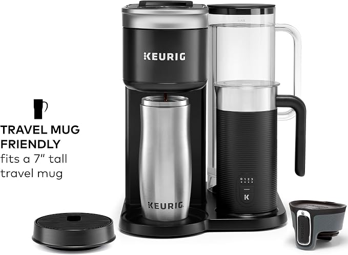 Keurig K-Café SMART Single Serve Coffee Maker with WiFi Compatibility, Latte and Cappuccino Machine with Built-In Frother, 6 Brew Sizes, Black | WiFi Compatibility, Latte, Cappuccino Machine with Built-In Frother, 6 Brew Sizes - Image 13